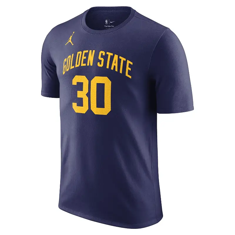Stephen Curry State Warriors 2022/23 Statement Edition Name & Number T-Shirt