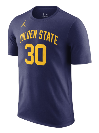 Tričko Jordan Stephen Curry State Warriors 2022/23 Statement Edition Name & Number T-Shirt Navy | DV5772-422