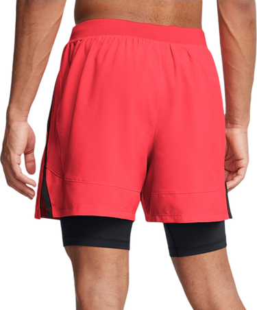 Šortky Under Armour Shorts UA LAUNCH 5 2-IN-1 Červená | 1382640-713, 1