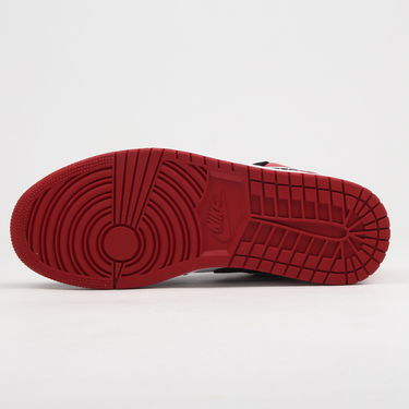 Tenisky a topánky Jordan Air Jordan 1 Low "Black Toe" GS Červená | 553560-116, 4