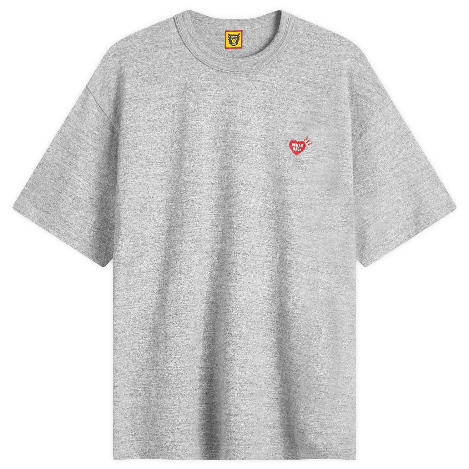 Tričko Human Made Heart Badge T-Shirt Size Medium Šedá | HM28CS030-GY, 0