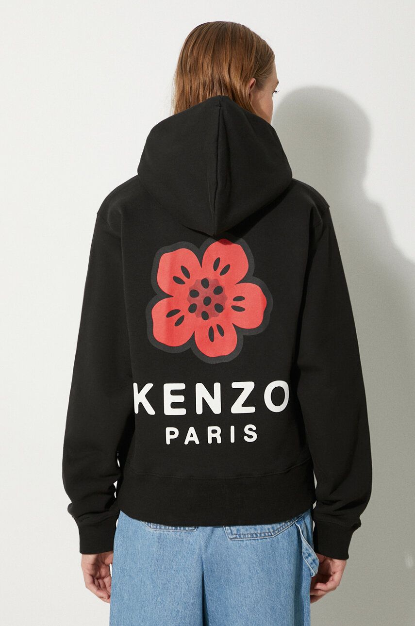 Mikina KENZO Boke Placed Hoodie With Print Čierna | FE62SW1624MT.99J, 0