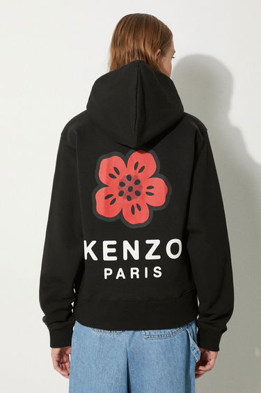 Mikina KENZO Boke Placed Hoodie With Print Čierna | FE62SW1624MT.99J, 0