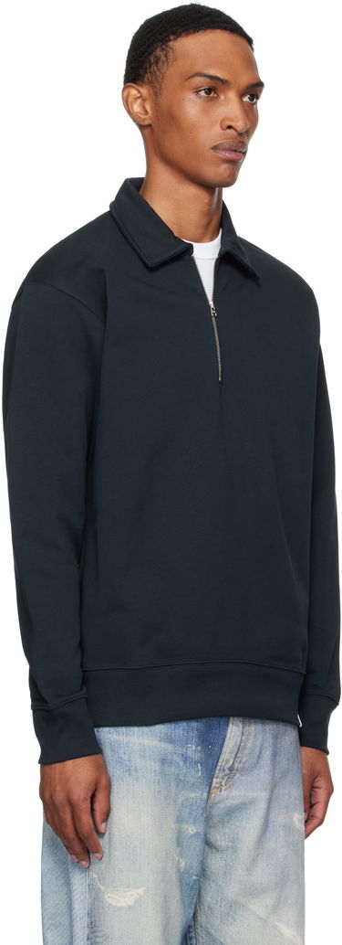 Mikina NORSE PROJECTS Ketel Relaxed Half Zip Sweatshirt Čierna | N20-1381, 4
