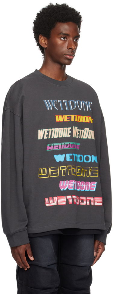 Mikina We11done We11done Graphic Sweatshirt Šedá | WD-TP5-19-114-U-CH, 1