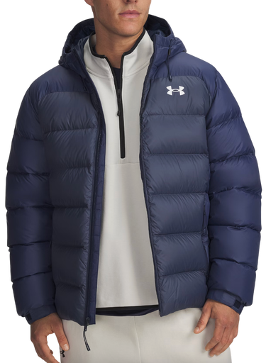 Prešívaná bunda Under Armour Sportswear Down Hooded Puffer Jacket Navy | 6006357-408, 0