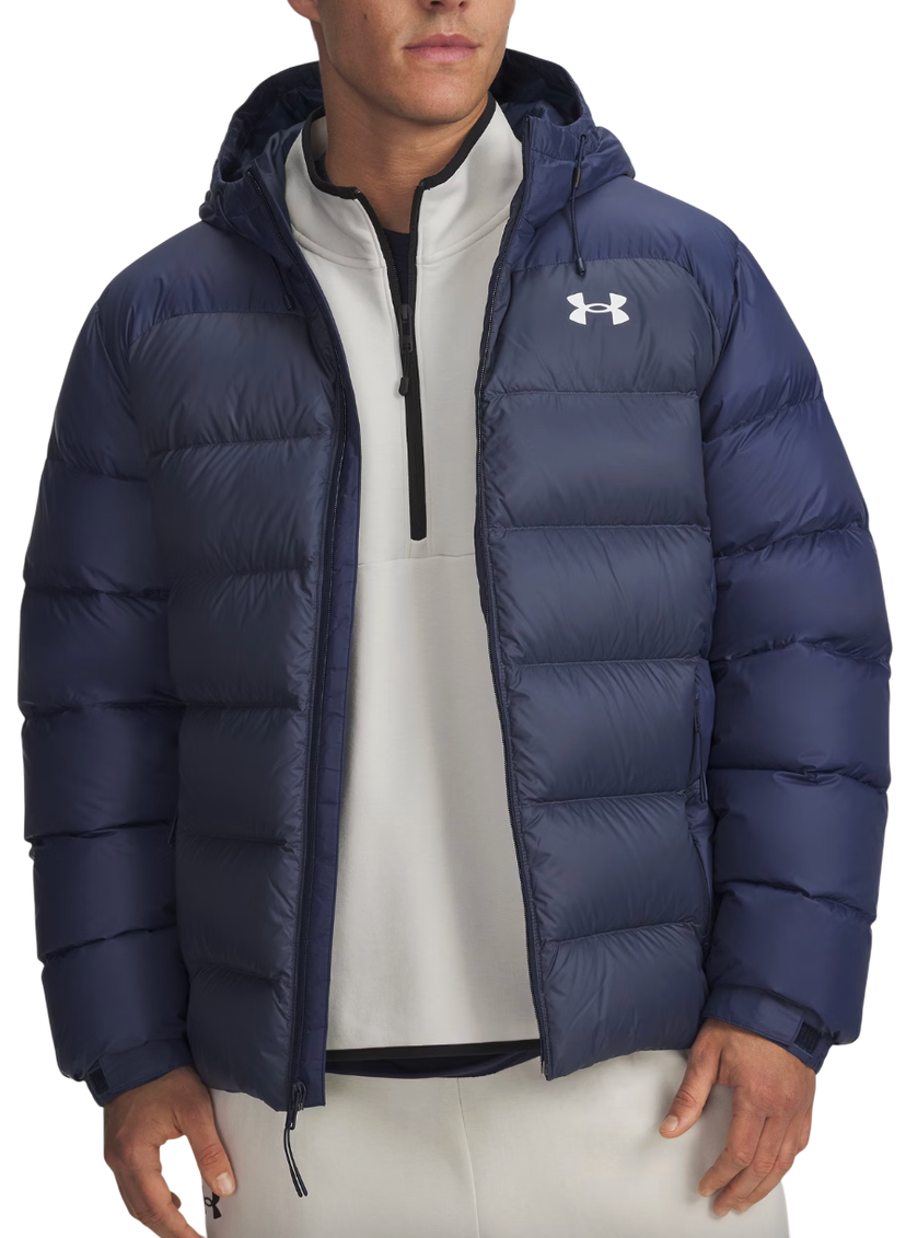 Prešívaná bunda Under Armour Sportswear Down Hooded Puffer Jacket Navy | 6006357-408