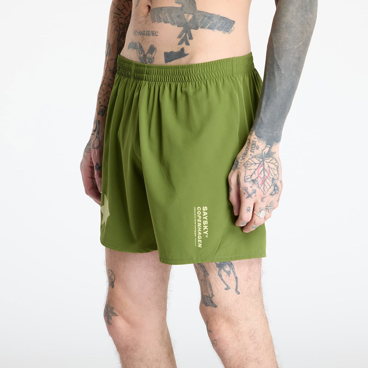 Šortky Saysky SAYSKY Statement Pace 5" Shorts Zelené | NMRSH21C313, 1