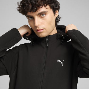 Mikina Puma EVOSTRIPE II Men's Hooded Jacket Čierna | 684613_01, 1