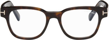 Slnečné okuliare Tom Ford Tom Ford Square Blue Block Glasses Hnedá | FT5977-B_50052, 0