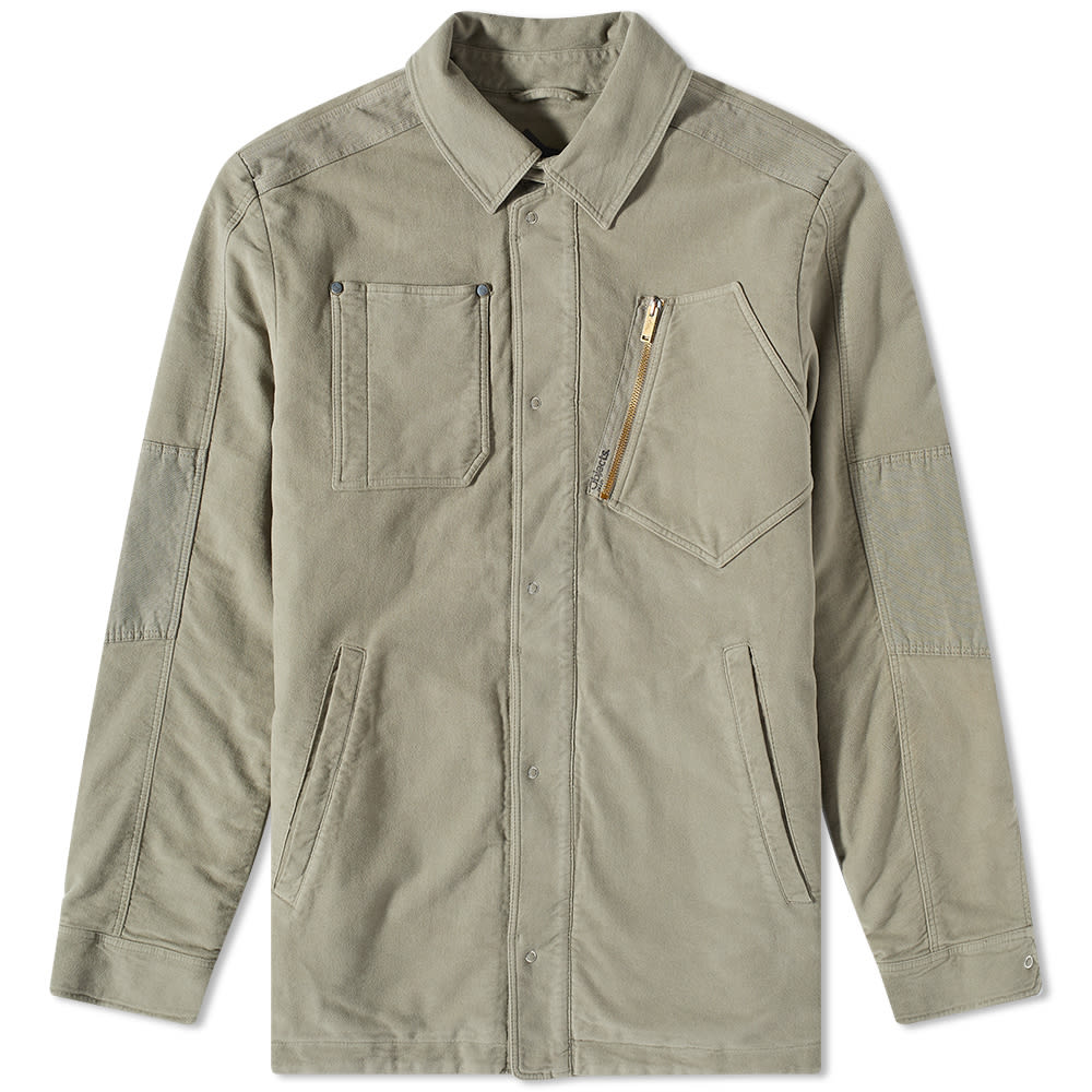 Bunda Objects IV Life Moleskin Shirt Jacket Zelené | OBJ-001-204-06-0422, 0