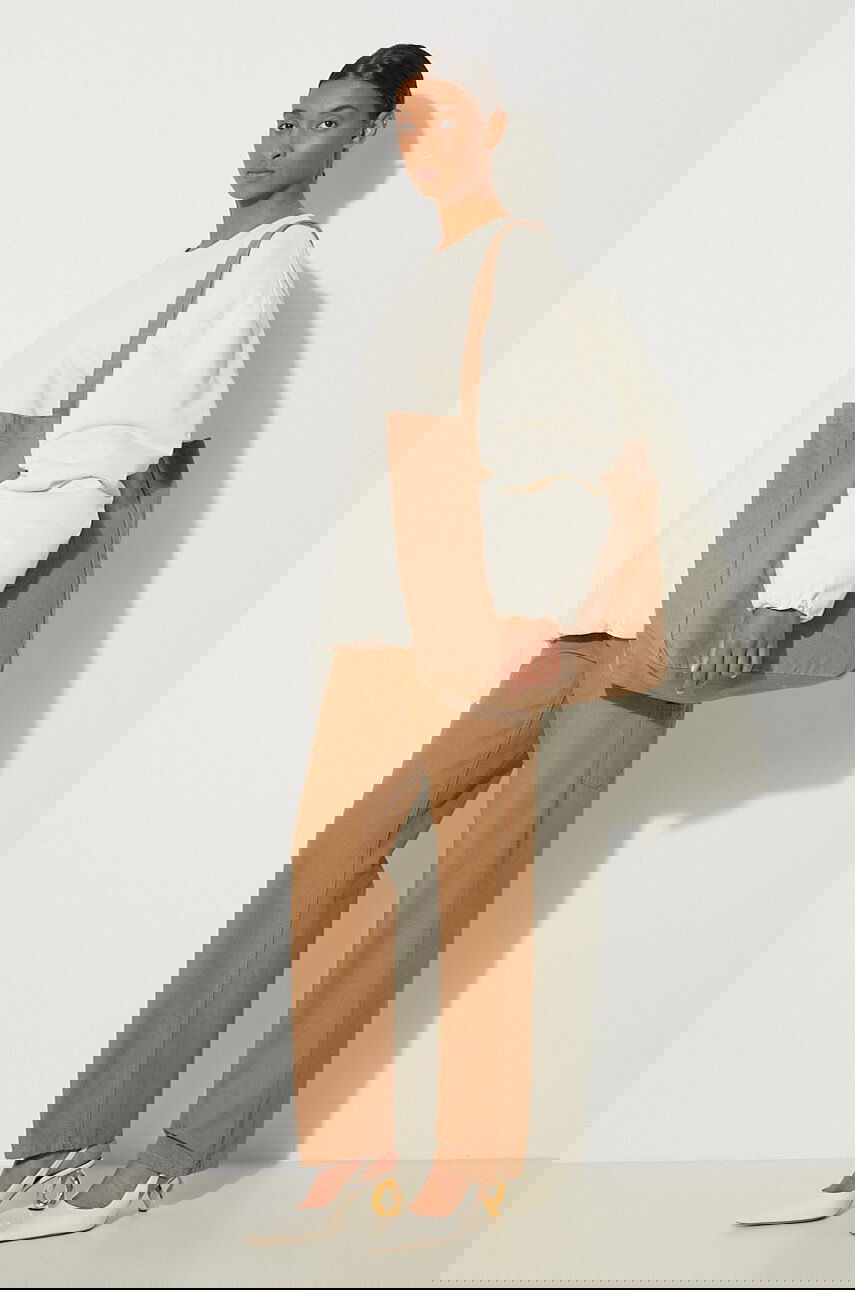 Nohavice Carhartt WIP Simple Straight High Waist Pierce Pant Hnedá | I032966.2FS02, 1