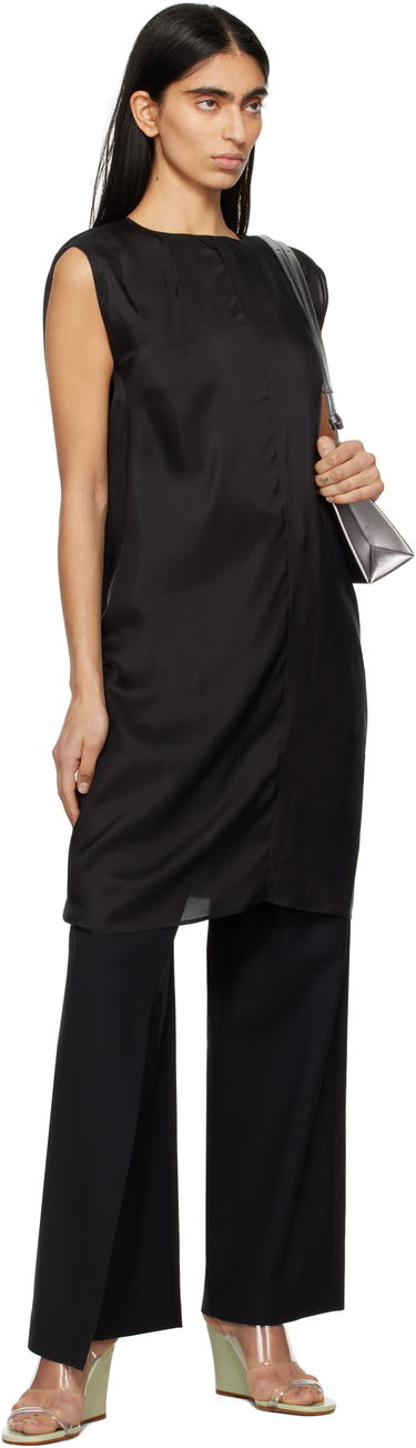 Šaty Maison Margiela MM6 Maison Margiela Silk Shift Midi Dress Čierna | S52DA0064 M35244, 3
