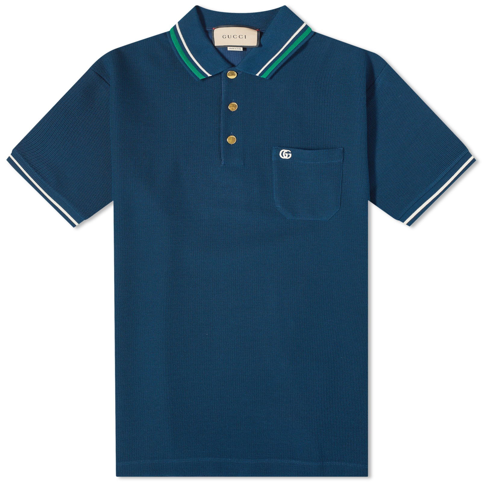 Tipped Logo Polo Tee