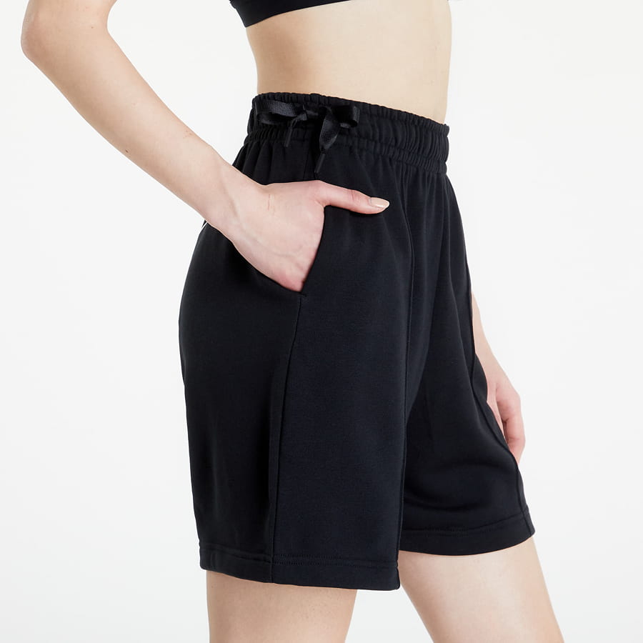 French Terry Fleece High-Rise Shorts