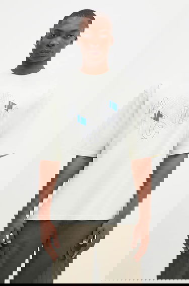 Tričko A-COLD-WALL* A-COLD-WALL* Schematic Cotton T-shirt with graphic print Béžová | ACWMTS198, 0