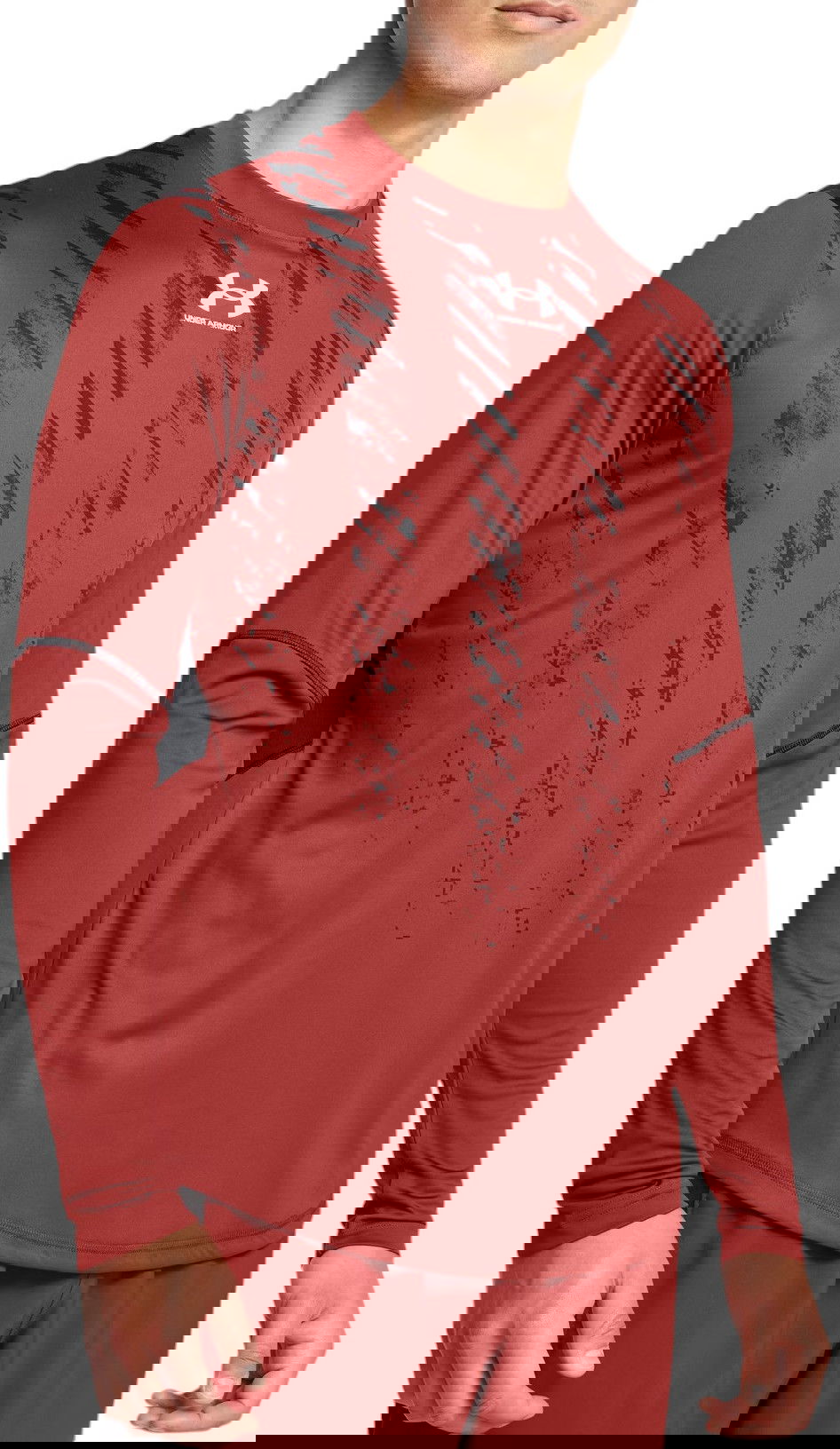 Dres Under Armour UA M s Ch. Pro Long Sleeve Jersey Červená | 1387161-840, 0