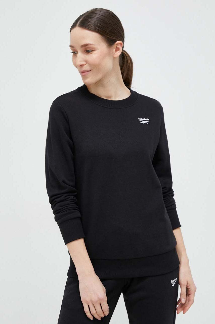 Mikina Reebok Identity Small Logo French Terry Crew Sweatshirt Čierna | H54761, 0