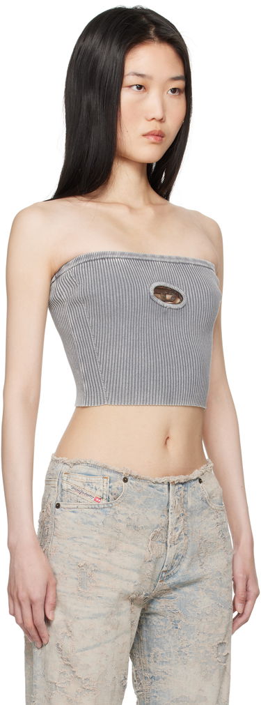 Crop Top Diesel M-Clarksville-R Tube Top Šedá | A16270 0DBDI, 1