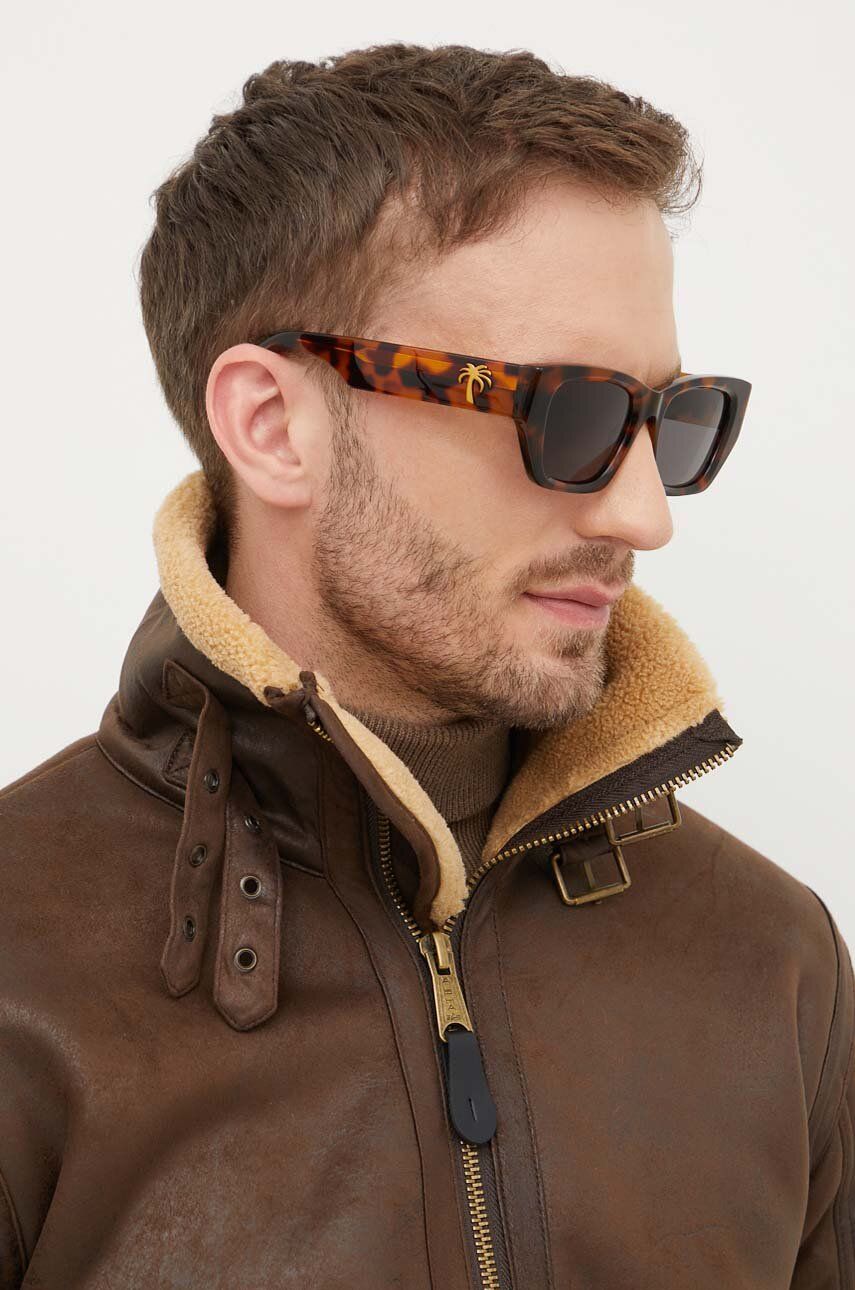 Slnečné okuliare Palm Angels Palm Angels Sunglasses Hnedá | PERI034.516007, 1