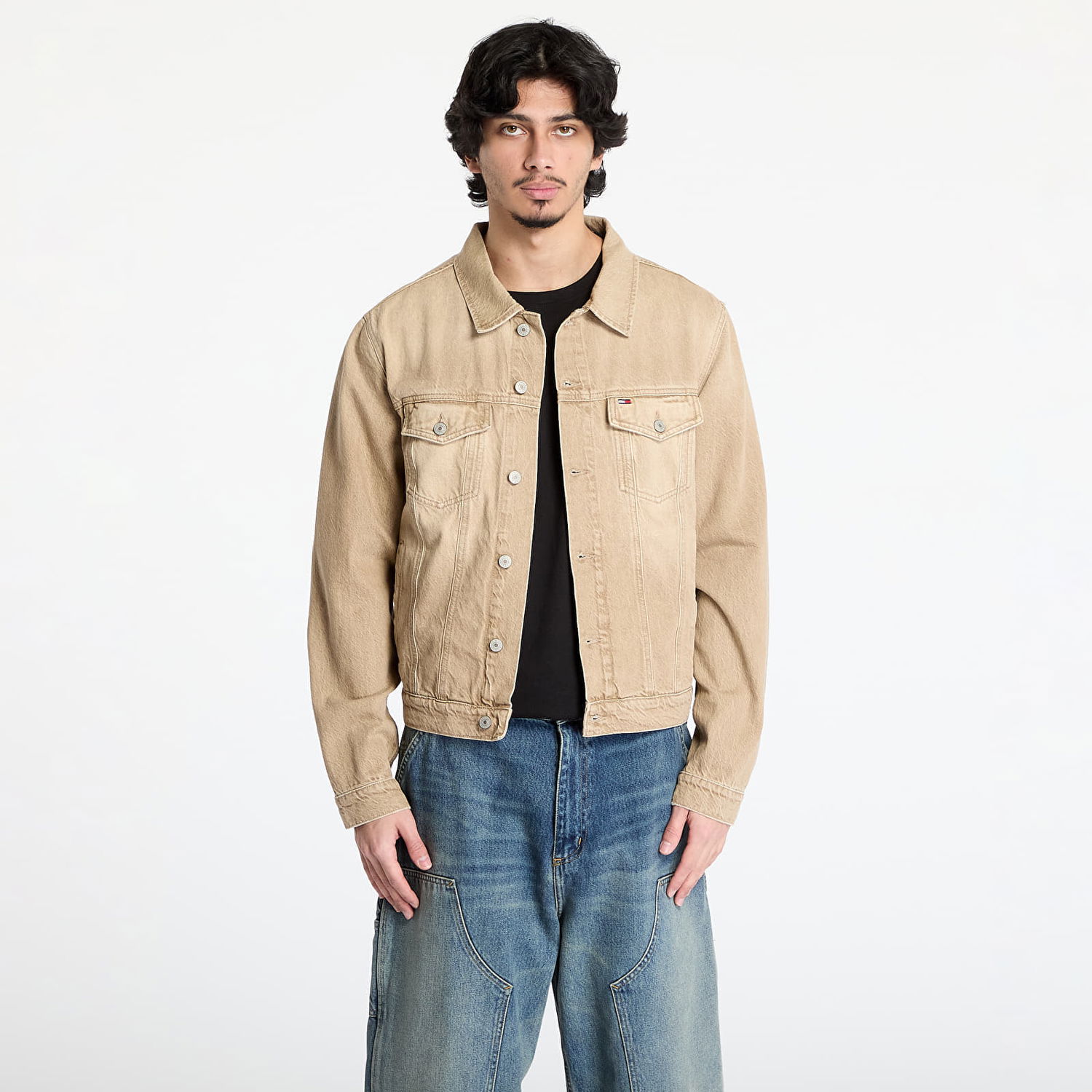 Bunda Tommy Hilfiger Tommy Jeans Ryan Regular Trucker Denim Jacket Béžová | DM0DM21857 1CE, 0