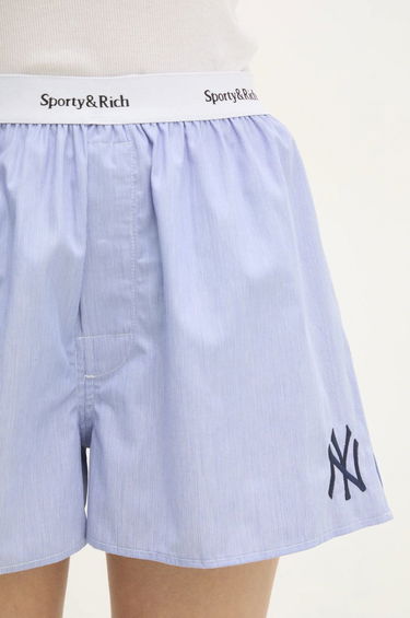 Boxerky Sporty & Rich Yankees Serif High Waist Shorts Modrá | SH004505635ST35, 3