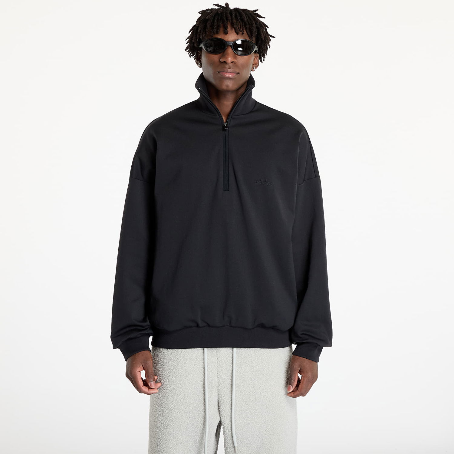 Mikina adidas Originals Fear Of God Athletics x Dry Tri 1/2 Zip Pullover Black Čierna | IM5317, 0