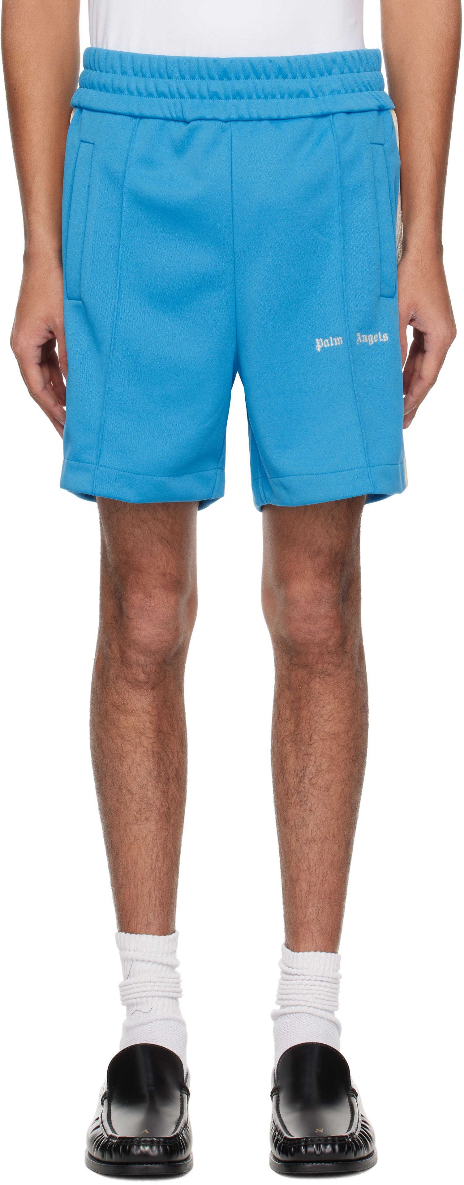 Šortky Palm Angels Palm Angels Classic Logo Track Shorts Modrá | PMCL004S25FAB0014003, 0
