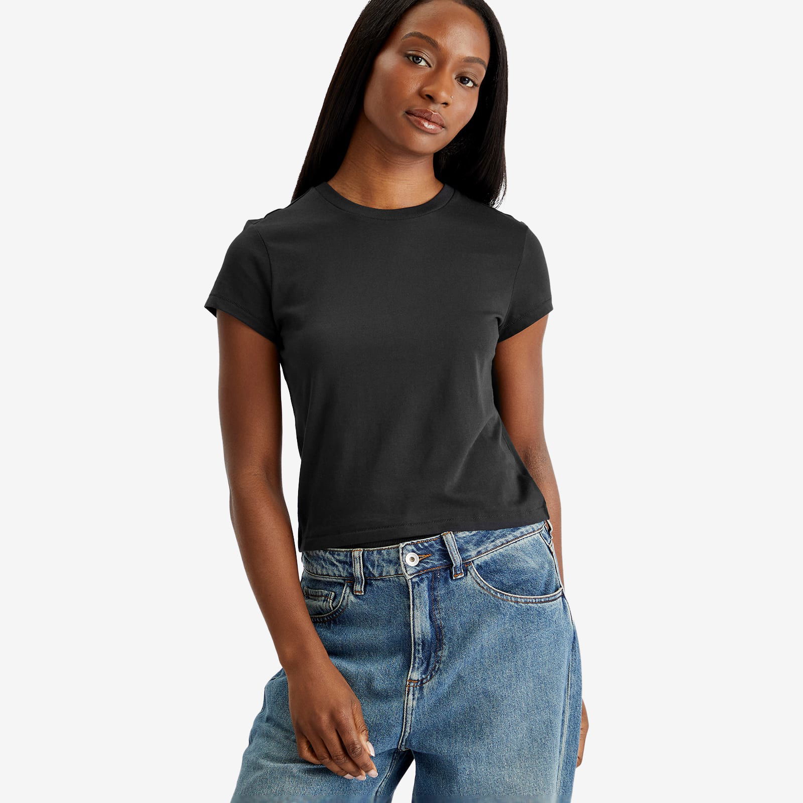 Relaxed Fit Shrunken T-Shirt