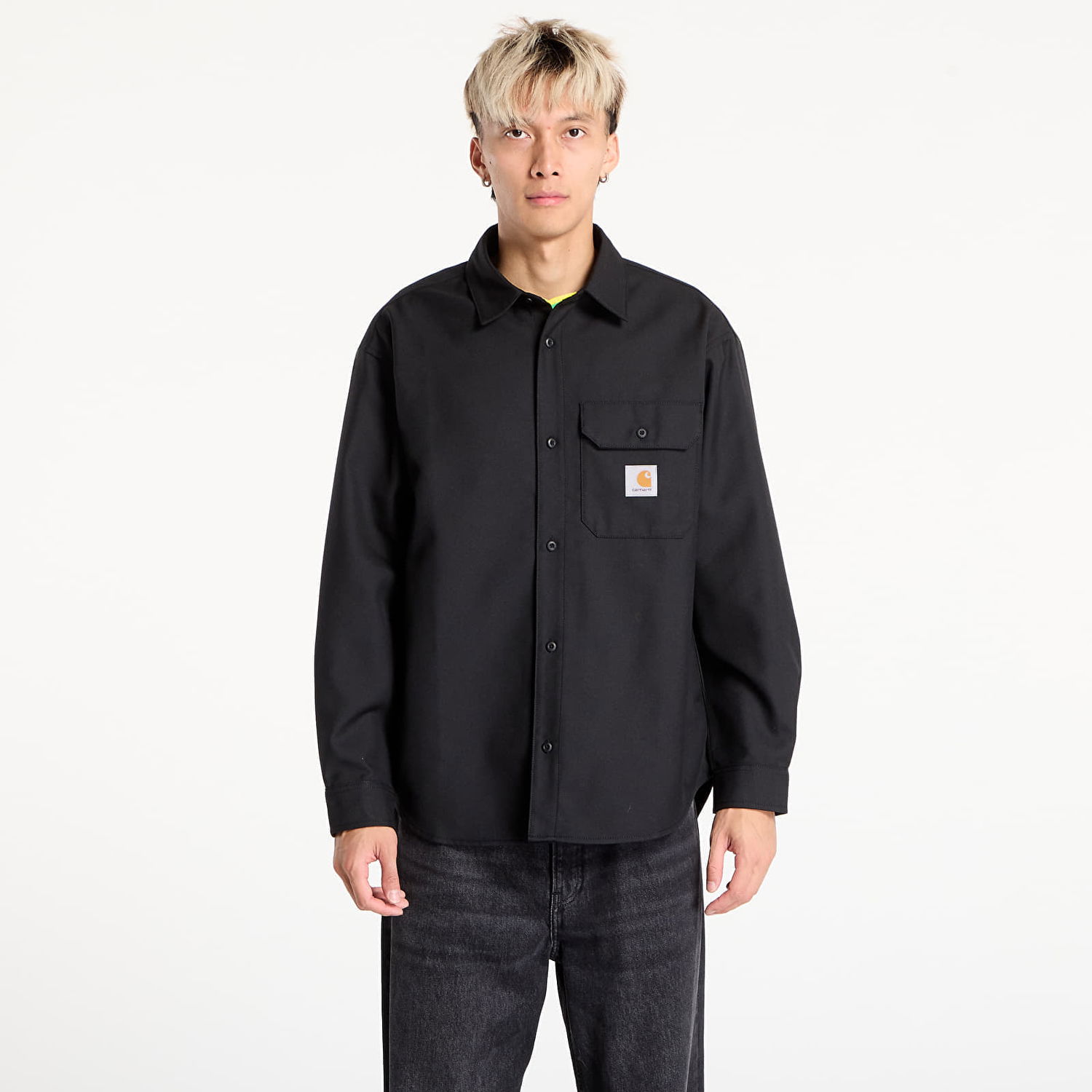 Košeľa Carhartt WIP Long Sleeve Ray Rigid Shirt Čierna | I035626.8901, 0