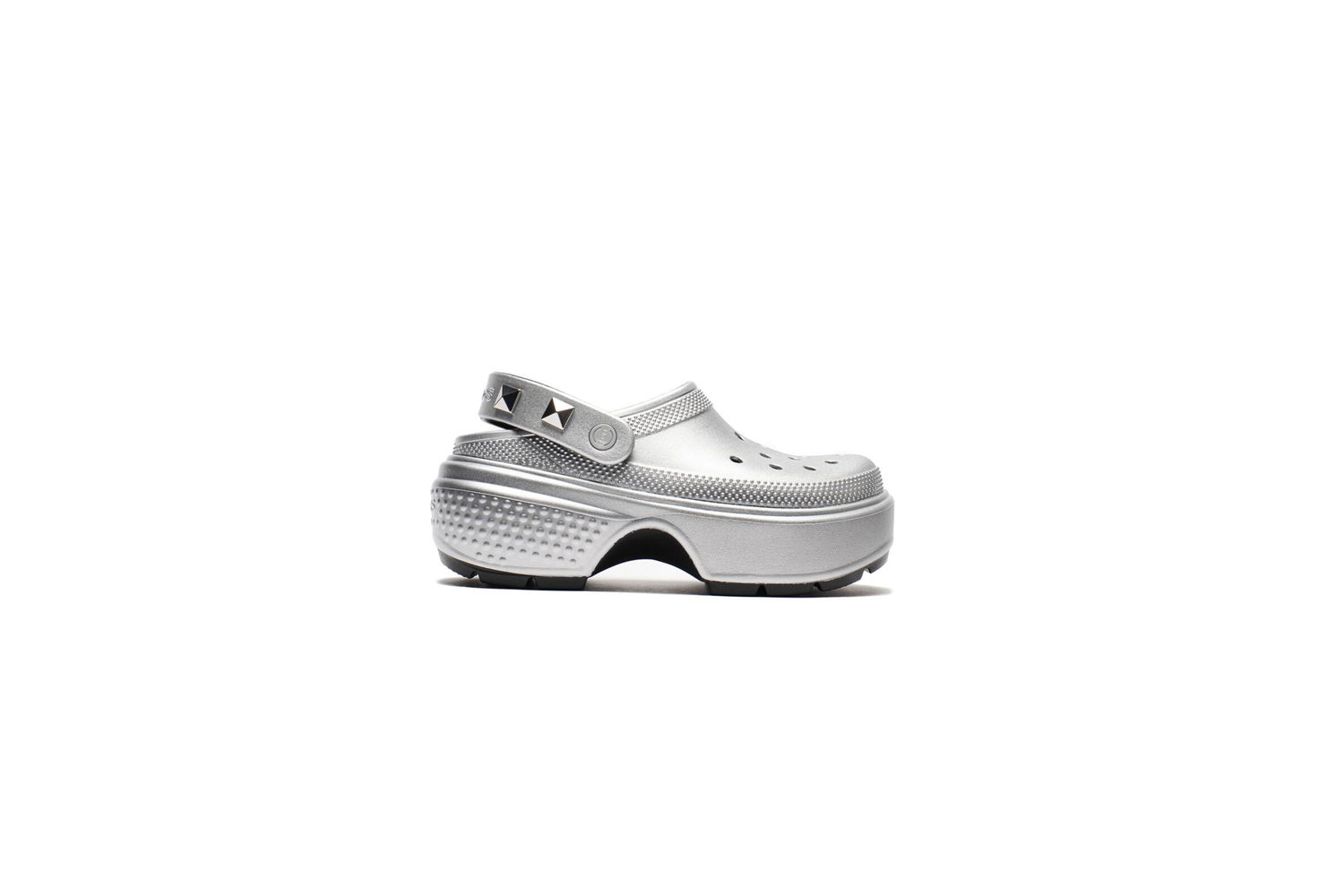 Tenisky a topánky Crocs Stomp Metallic Clog Šedá | 210362-040, 0