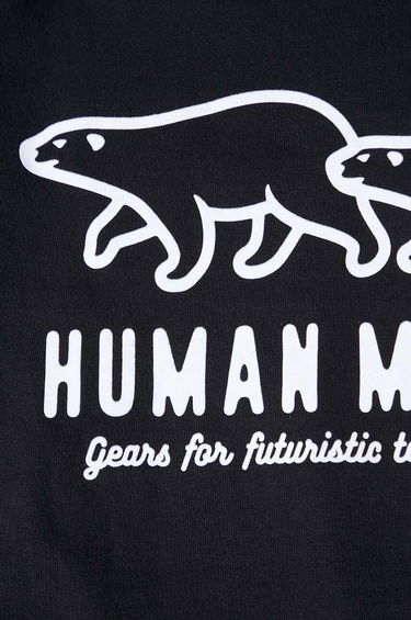 Tričko Human Made Long Sleeve T-Shirt Čierna | HM26CS012, 4