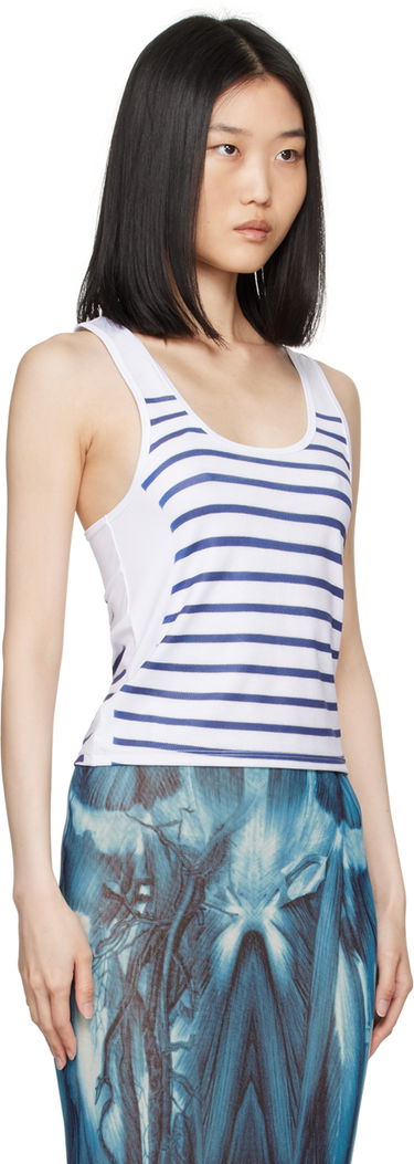 Tričko Jean Paul Gaultier Jean Paul Gaultier Striped Turtleneck Top Biela | 24/30-F-TO198-J559-015900, 3