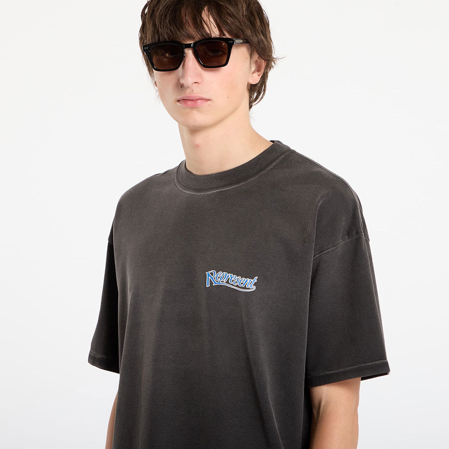 Tričko Represent Clo Showcasing Stained T-Shirt M Šedá | MLM100175-04, 1