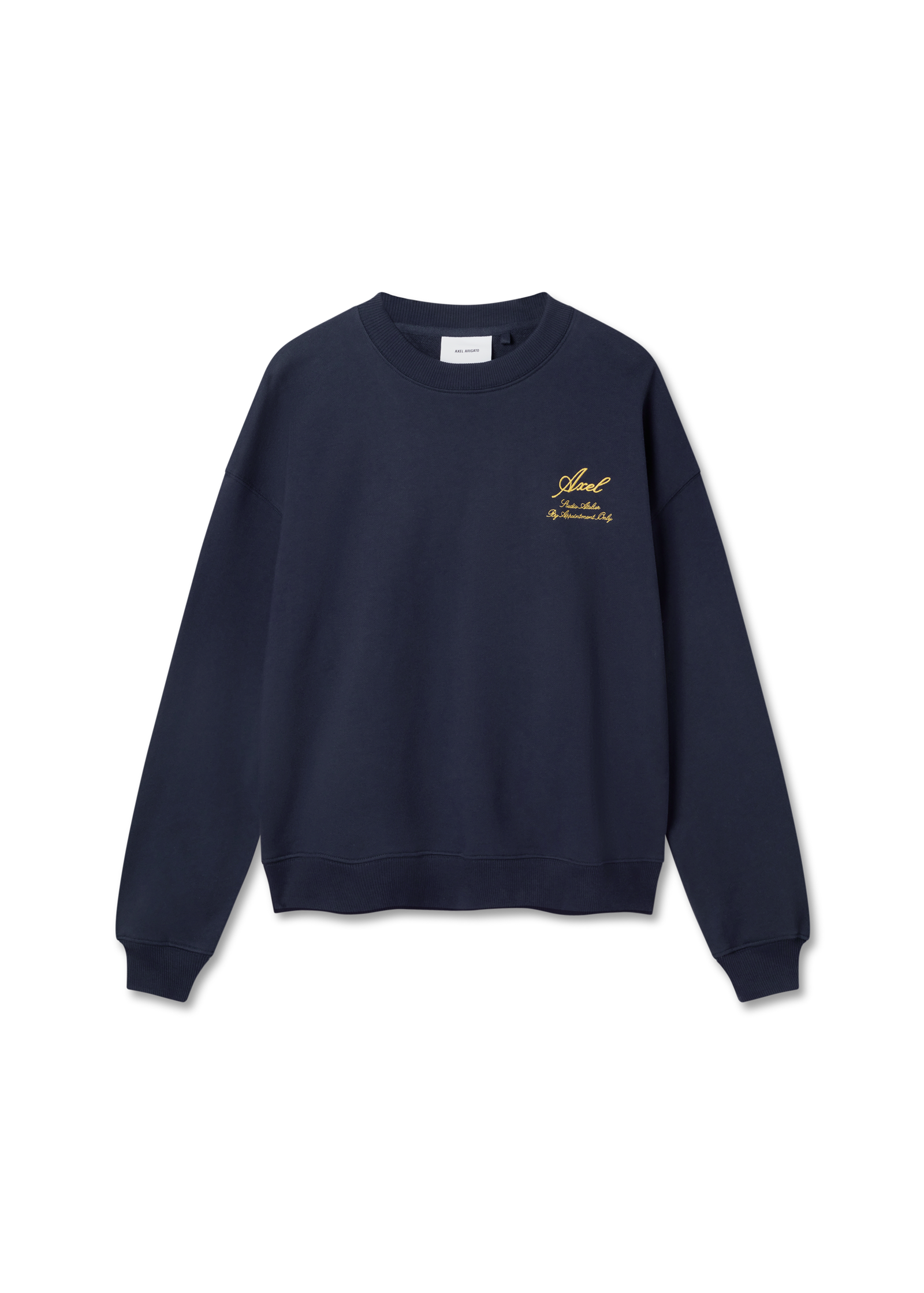 Navy Blue Embroidered Sweatshirt