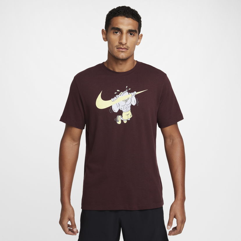 Tričko Nike T-Shirt Dri-FIT Vínová | HF6142-652