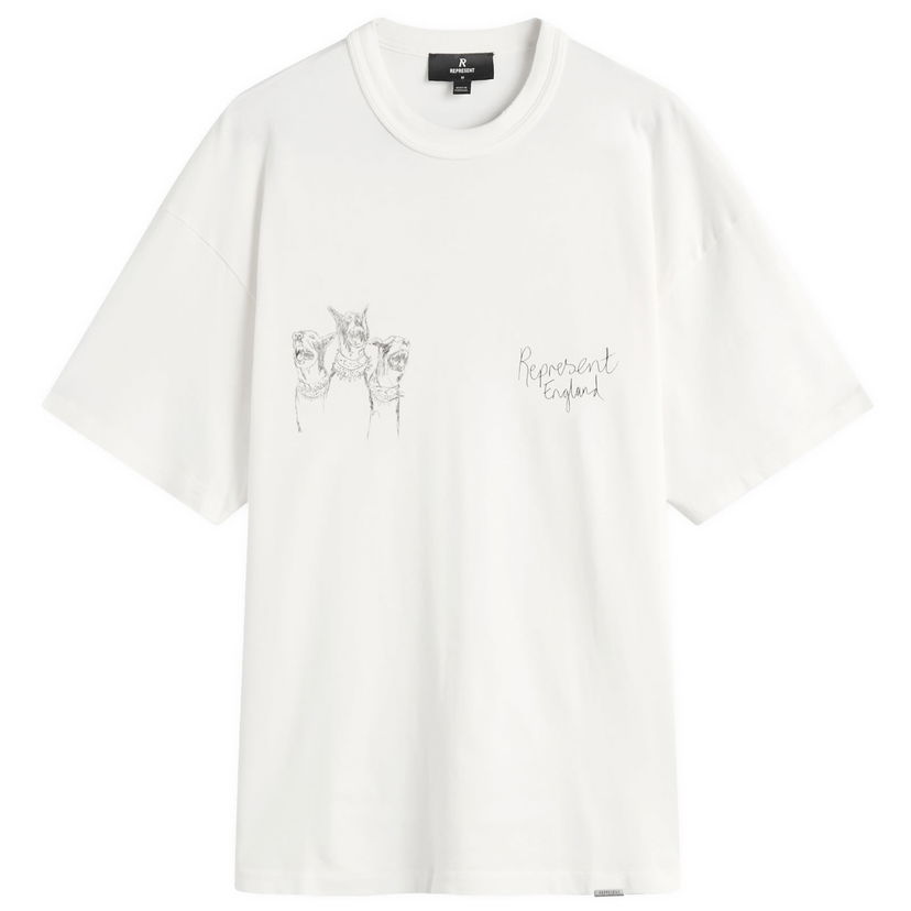 Tričko Represent Clo Represent Hand Drawn Thoroughbred Dogs T-Shirt Biela | MLM100383-72
