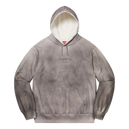 Mikina Supreme Spray Graphic Print Hooded Sweatshirt Šedá | SUP-FW20-246, 0