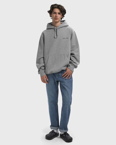 Mikina Samsoe Samsoe NORSBRO Drawstring Pullover Hoodie Šedá | M00018102-GREY-MEL, 2