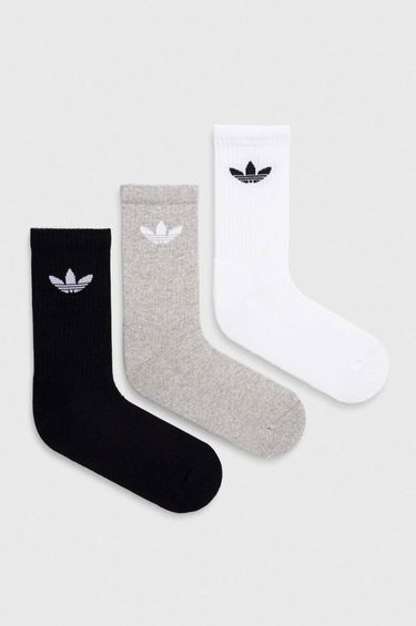 Ponožky adidas Originals Trefoil Cushion Crew Socks 6-pack Rôznofarebný | IJ5620, 0