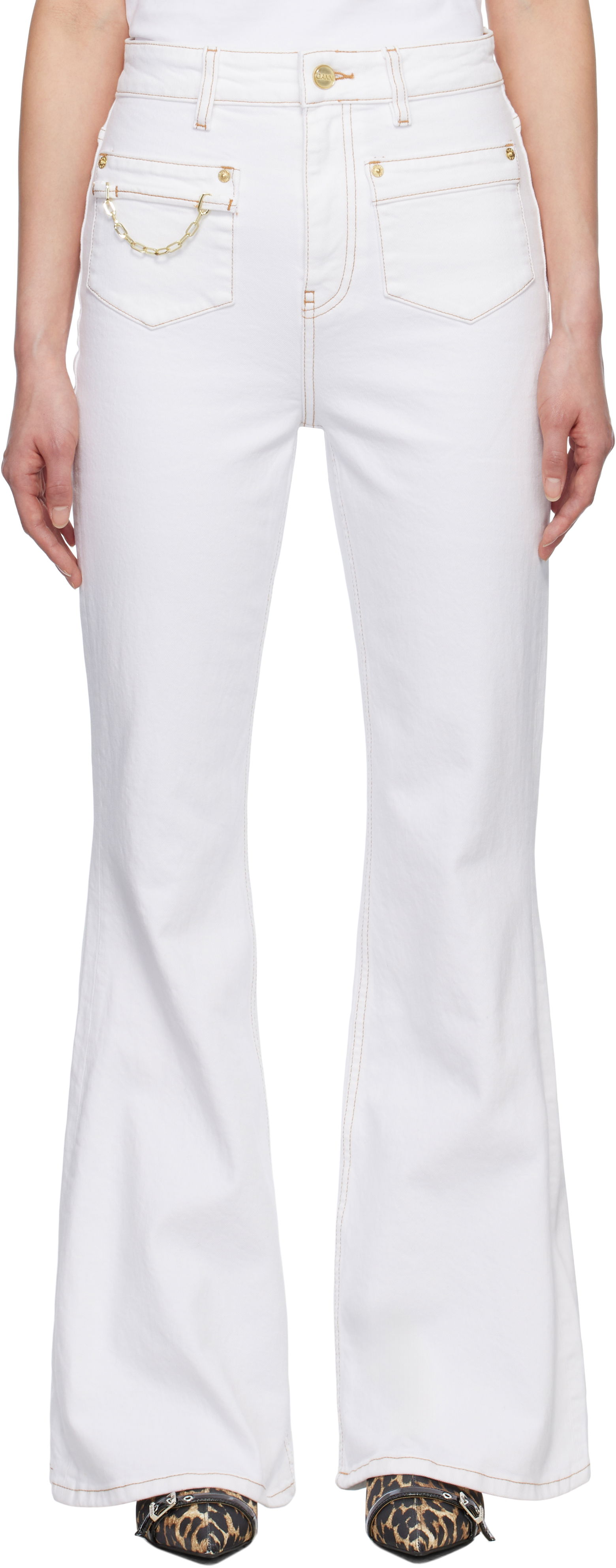 GANNI Goddi HW Flare Jeans