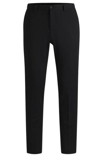 Nohavice BOSS Slim-Fit Stretch Washable Trousers Čierna | 50535084, 0