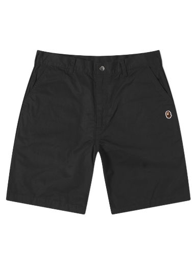 Šortky BAPE Ape Head One Point Chino Shorts Čierna | 001SPJ801004M-BLK