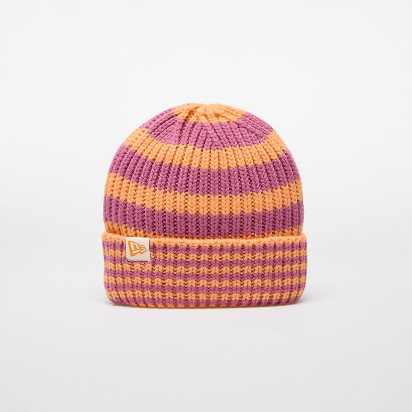 Klobúk New Era Hat Knit Medium Stripe Beanie Orange Glaze Universal Oranžová | 60565459