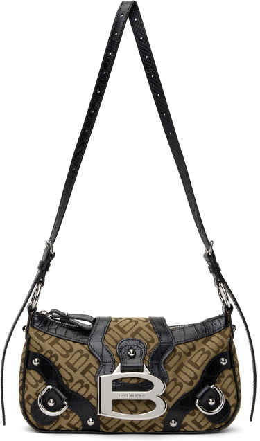 Taška cez rameno Balenciaga Small Shoulder Bag Hnedá | 805260 2ABBY, 0