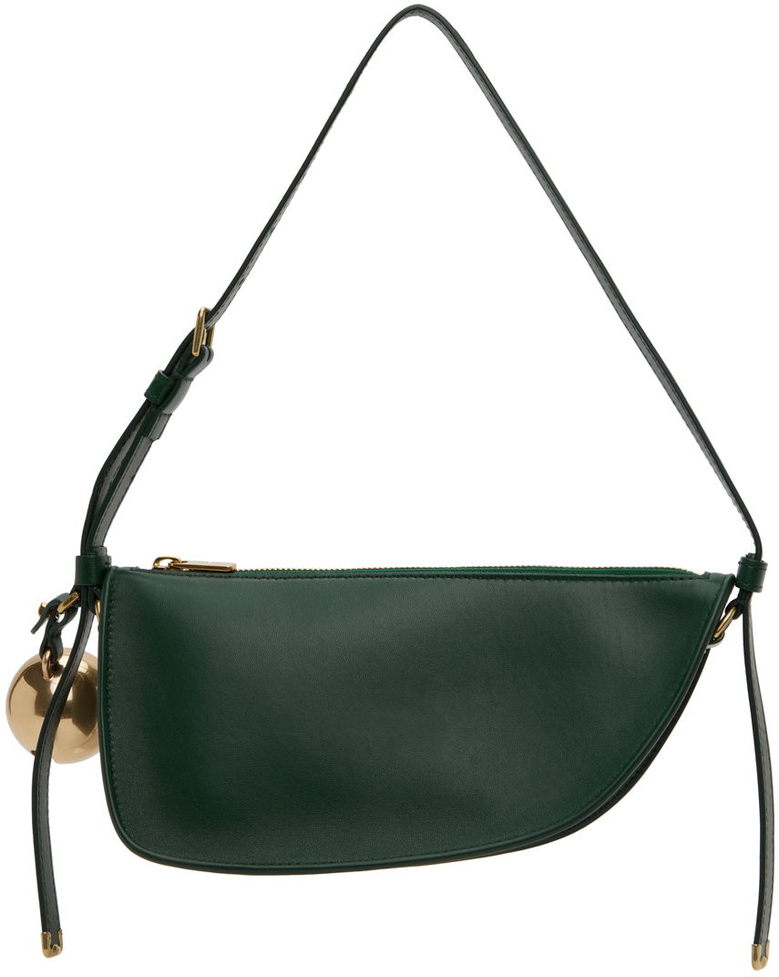 Taška cez rameno Burberry Mini Shield Sling Bag Zelené | 8077761, 0