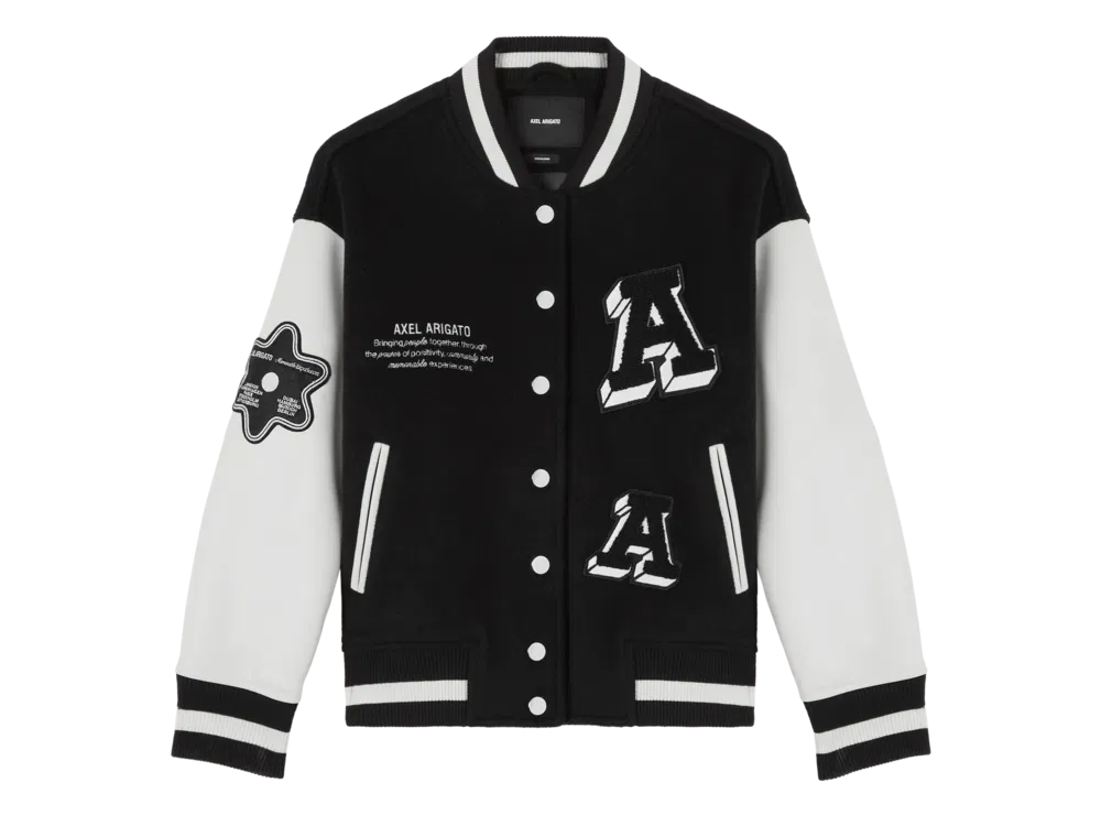 Bomber bunda AXEL ARIGATO Illusion Varsity Jacket Čierna | A0543009, 0