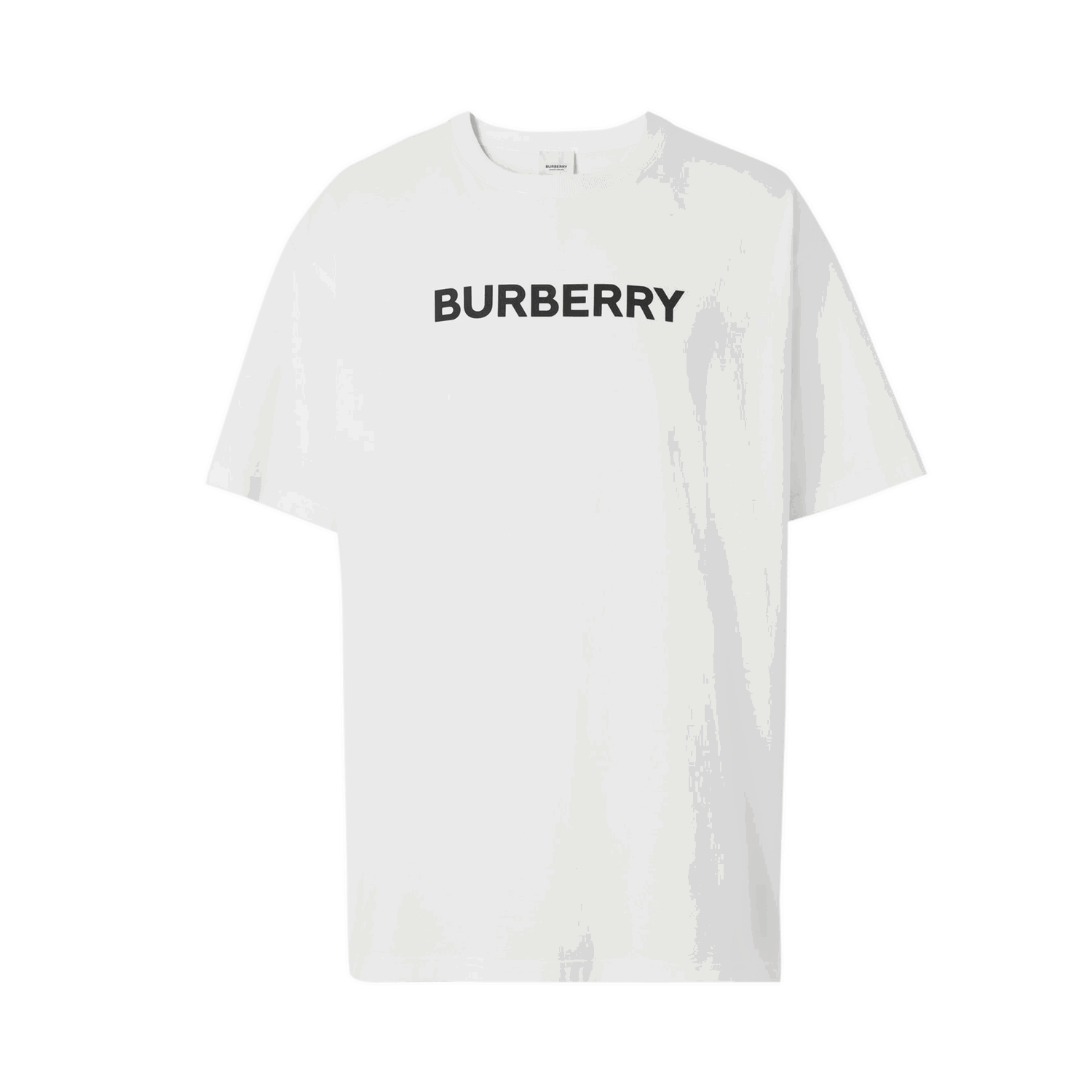 Tričko Burberry Logo Print Oversized T-Shirt Biela | 8055309, 0