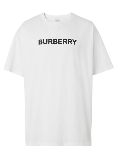 Tričko Burberry Logo Print Oversized T-Shirt Biela | 8055309