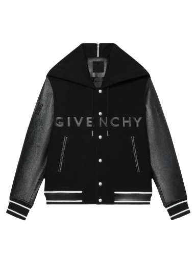 Bunda Givenchy Hooded Big Varsity Jacket Čierna | BM00XX6Y16 001